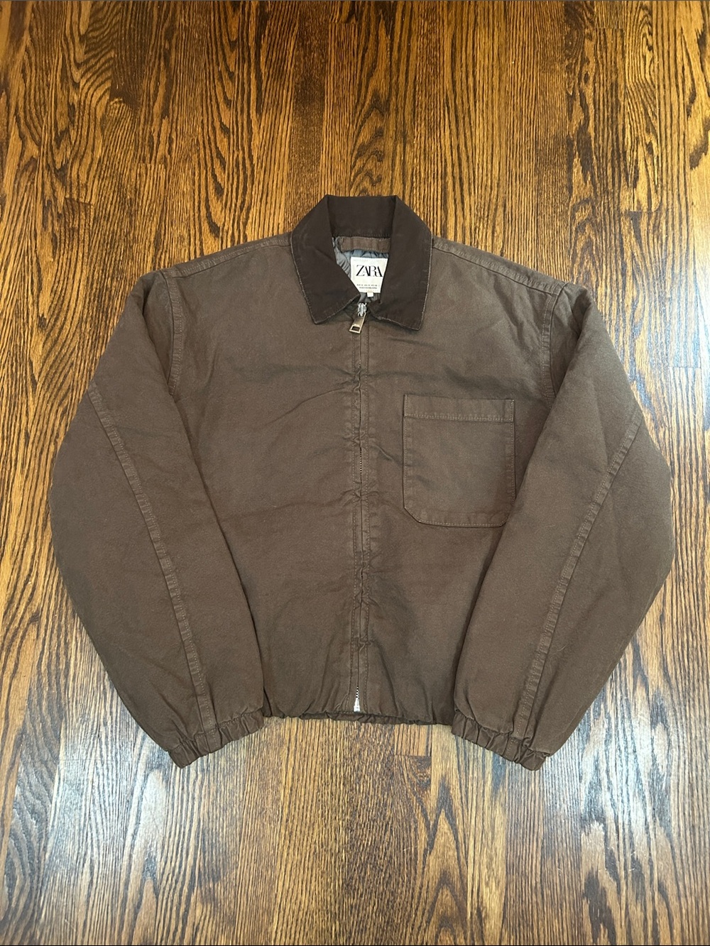 Zara Canvas Construction Jacket